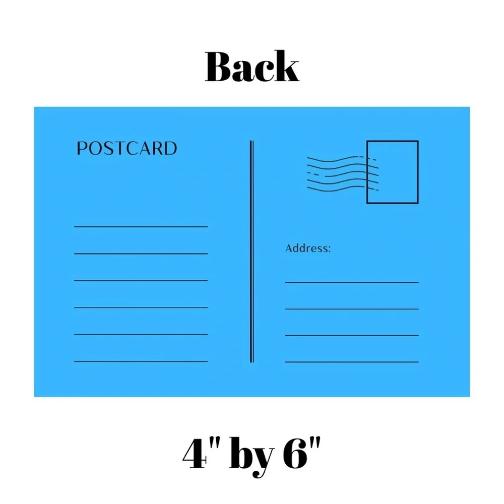 Set of 10 Thank You Postcard